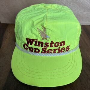 Vintage Winston Cup Series Annco Racing Trucker Hat Cap USA Made Adjustable